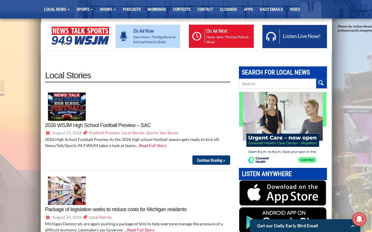 Berrien County arrest news on WSJM local stories